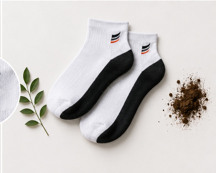 Pair of OppoSox laid flat